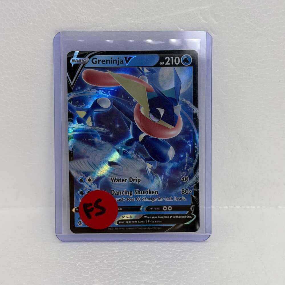 Pokemon Greninja V 073/264 Fusion Strike Ultra Rare Holo